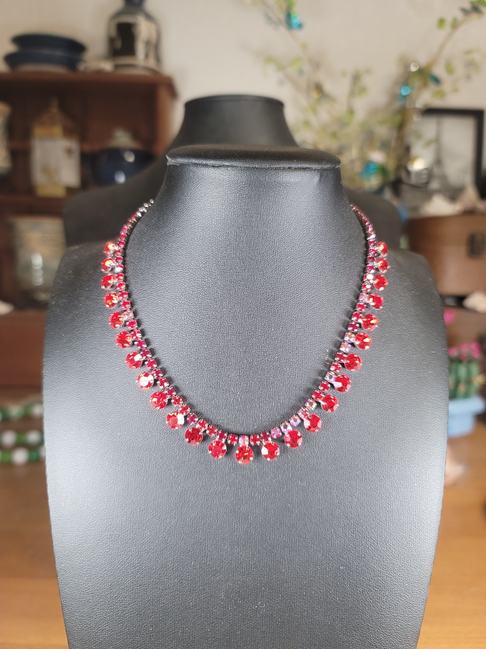 paparazzi Red Crystal Drop Necklace